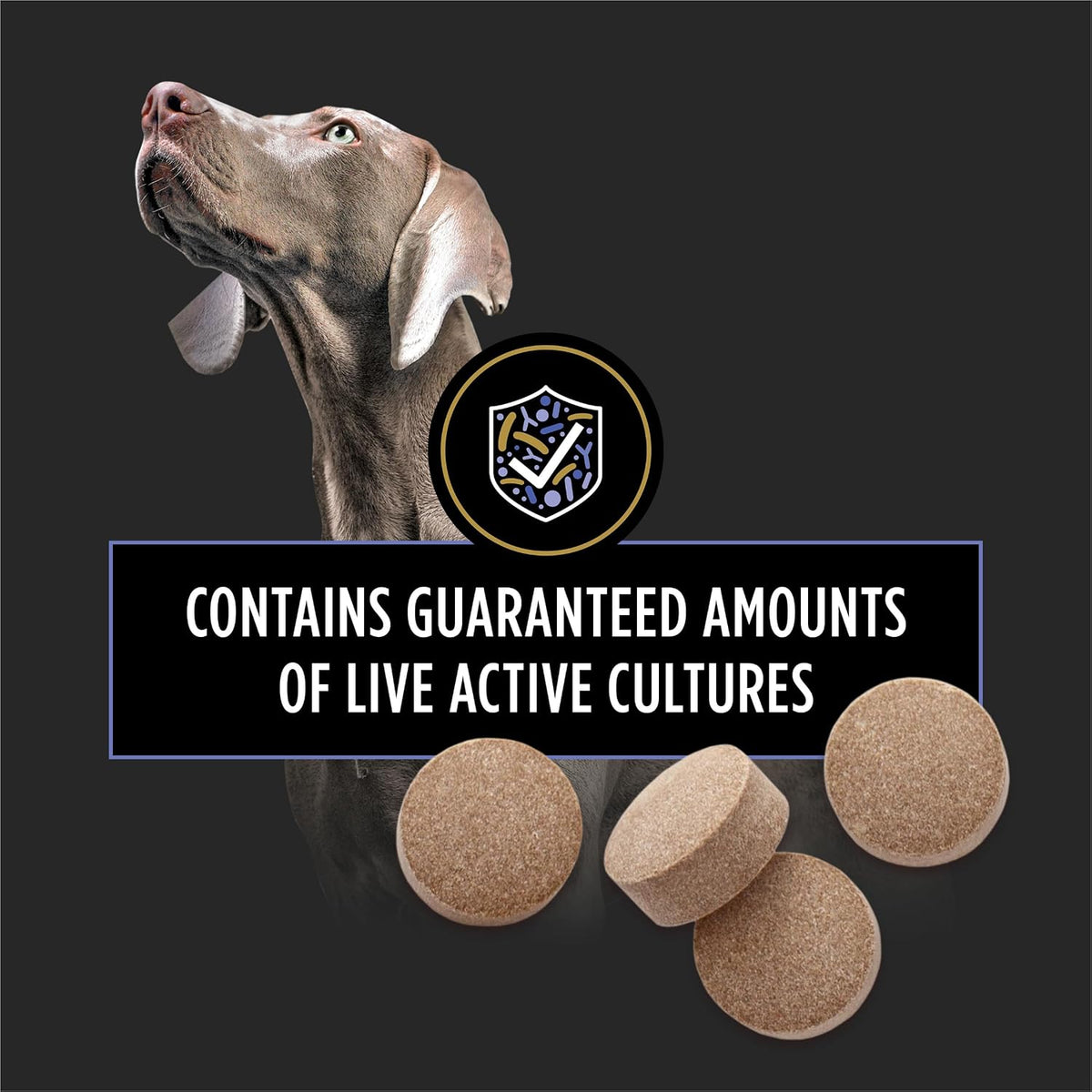 purina pro plan vet supplements fortiflora dog probiotic, side view