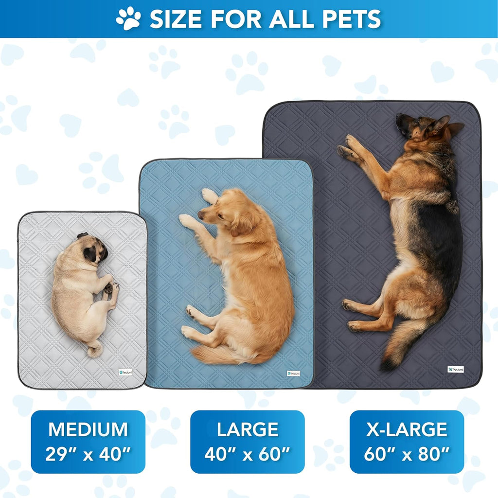 petami waterproof dog cooling mat pet pad for on a desk or shelf