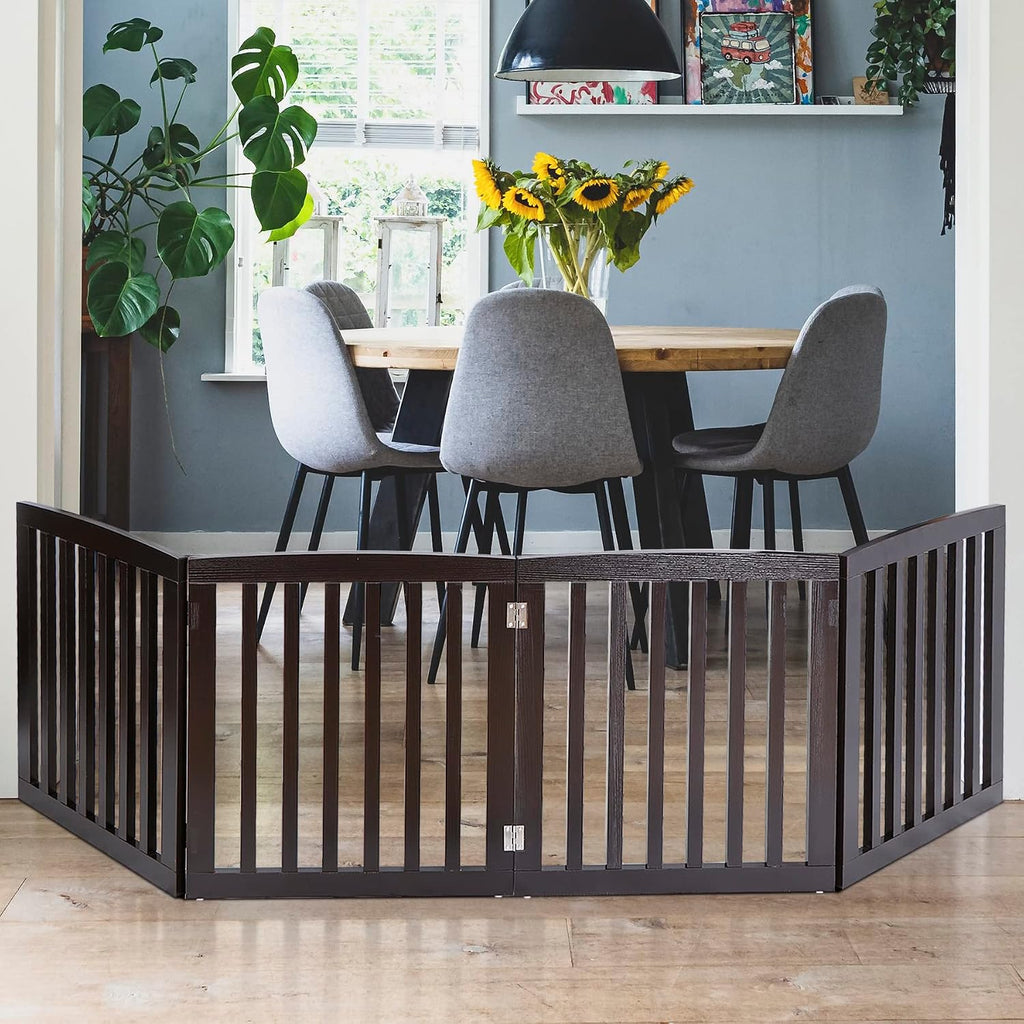 dog gate pet gate indoor for stairs doorways, main product view
