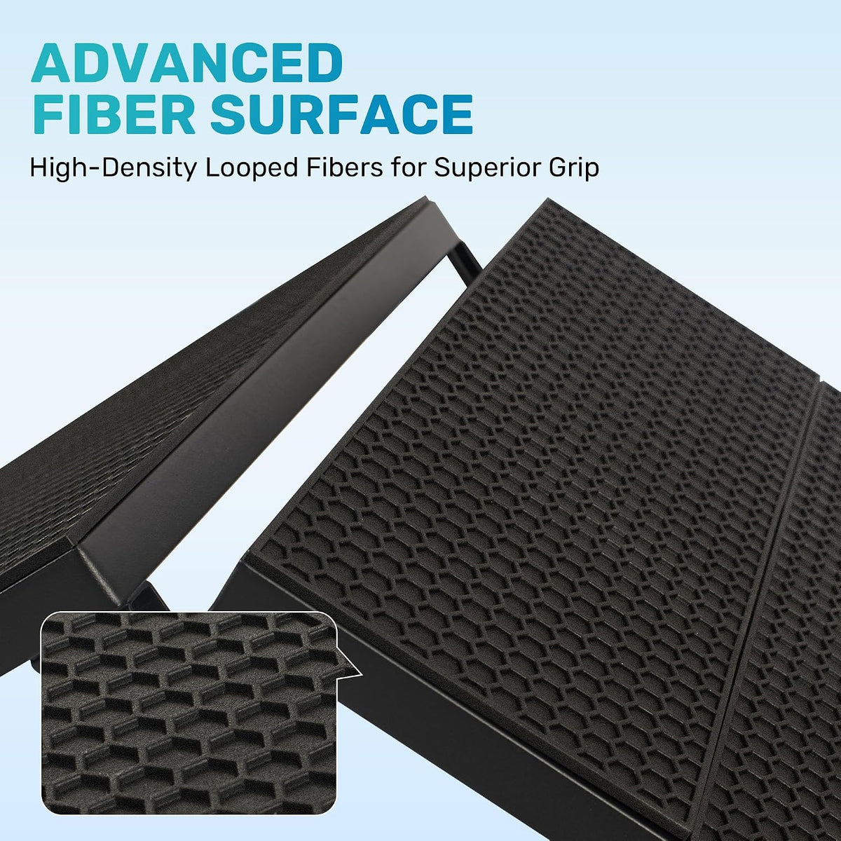 heeyoo 71" extra long dog ramp for car showing dimensions