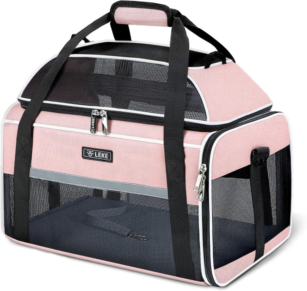 lekereise top-expandable pet carrier 18x13x9.5 inch southwest frontier, main product view