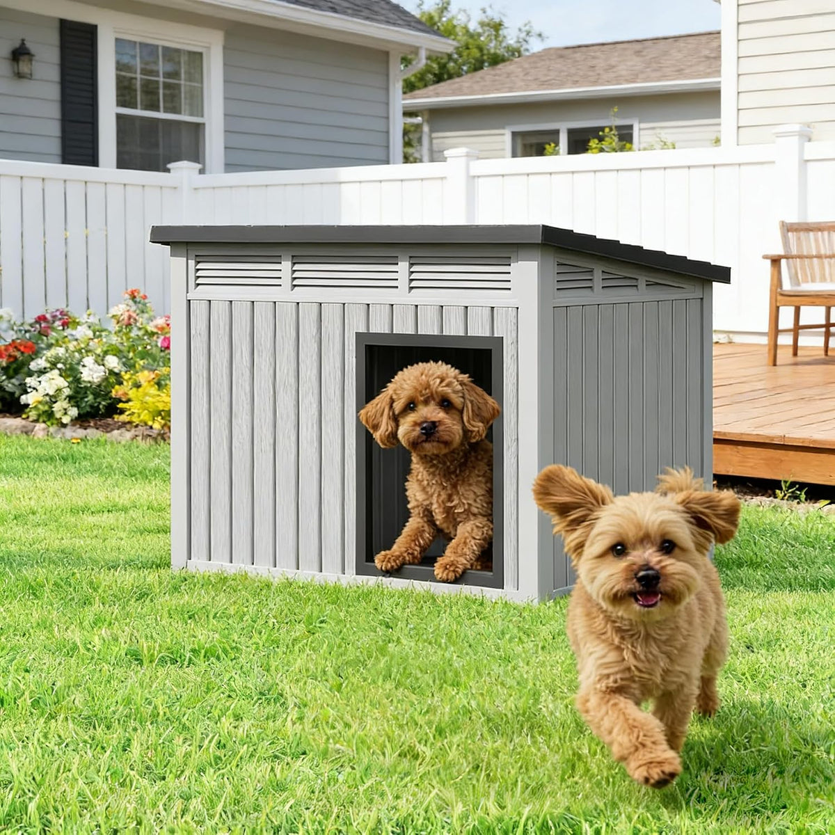 bifanuo outdoor indoor dog house for small to, package contents