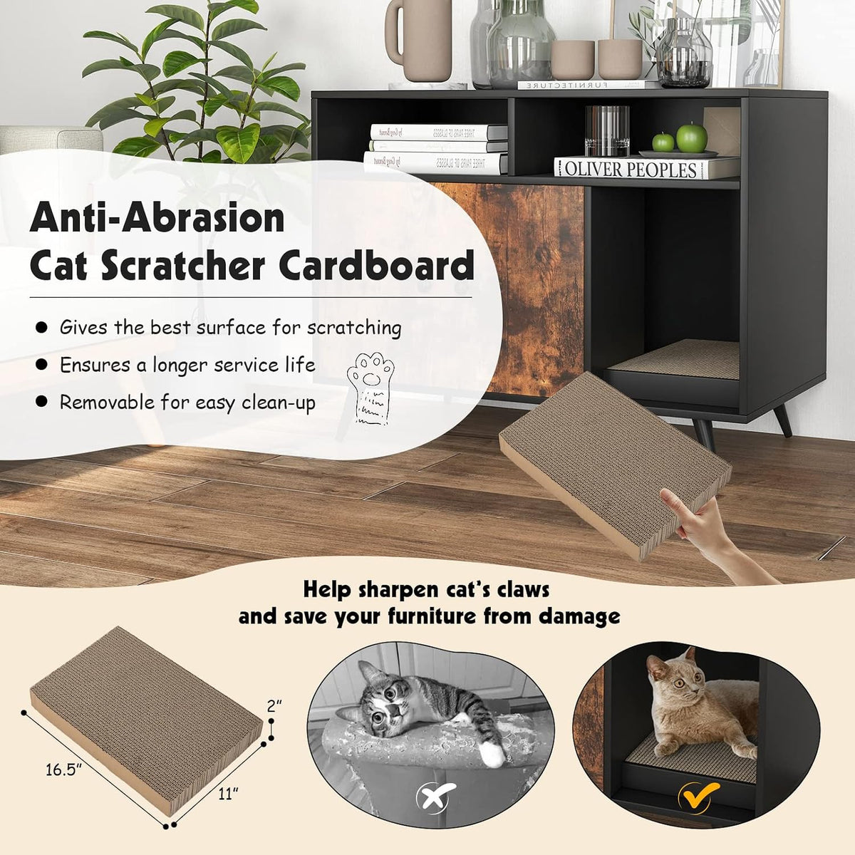 petsite litter box enclosure, wooden cat litter box showing dimensions
