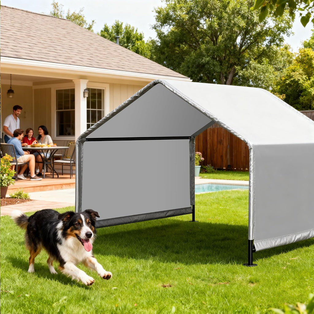 4'x 4'x 3.3' dog shade shelter, outdoor dog on a desk or shelf