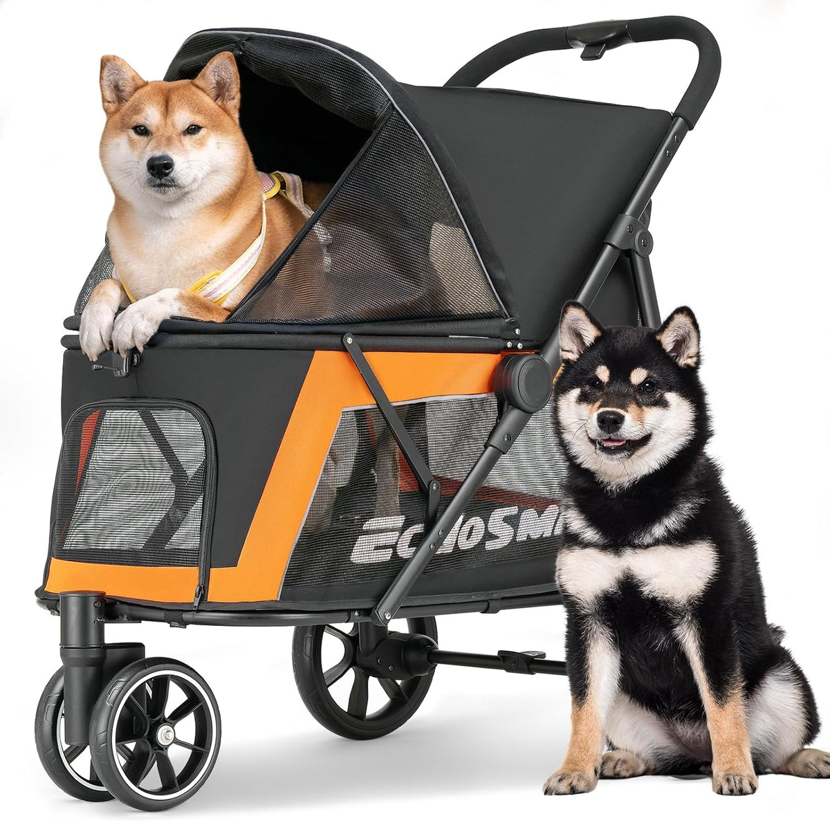 echosmile dog stroller for medium & small dogs, main product view