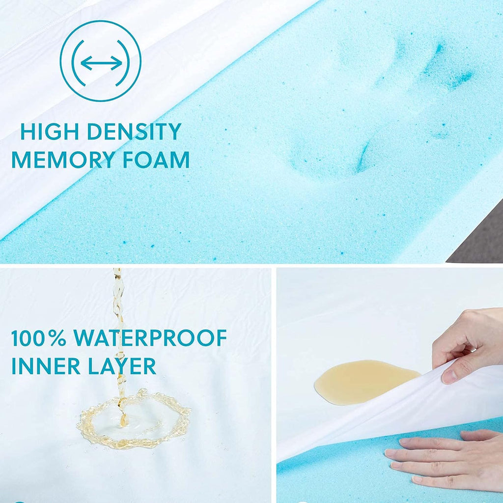 orthopedic memory foam dog bed, cooling dog beds, close-up detail