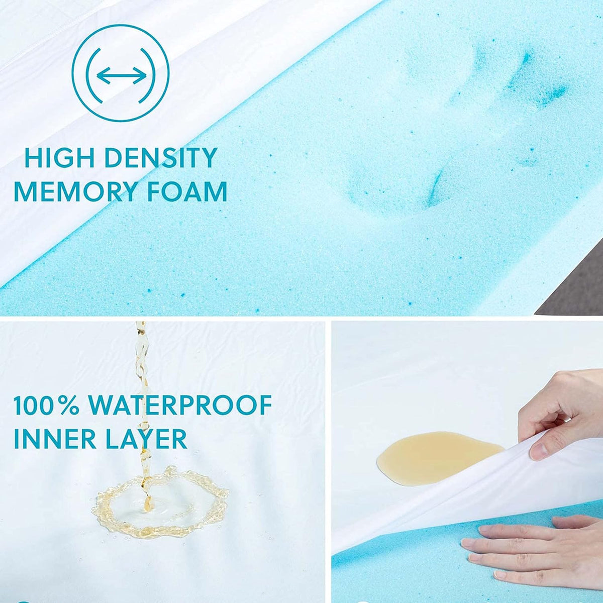 orthopedic memory foam dog bed, cooling dog beds, close-up detail