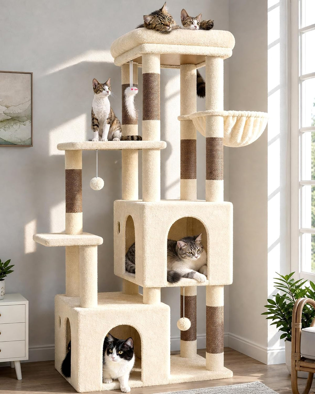 globlazer heavy duty cat trees for big cats, main product view