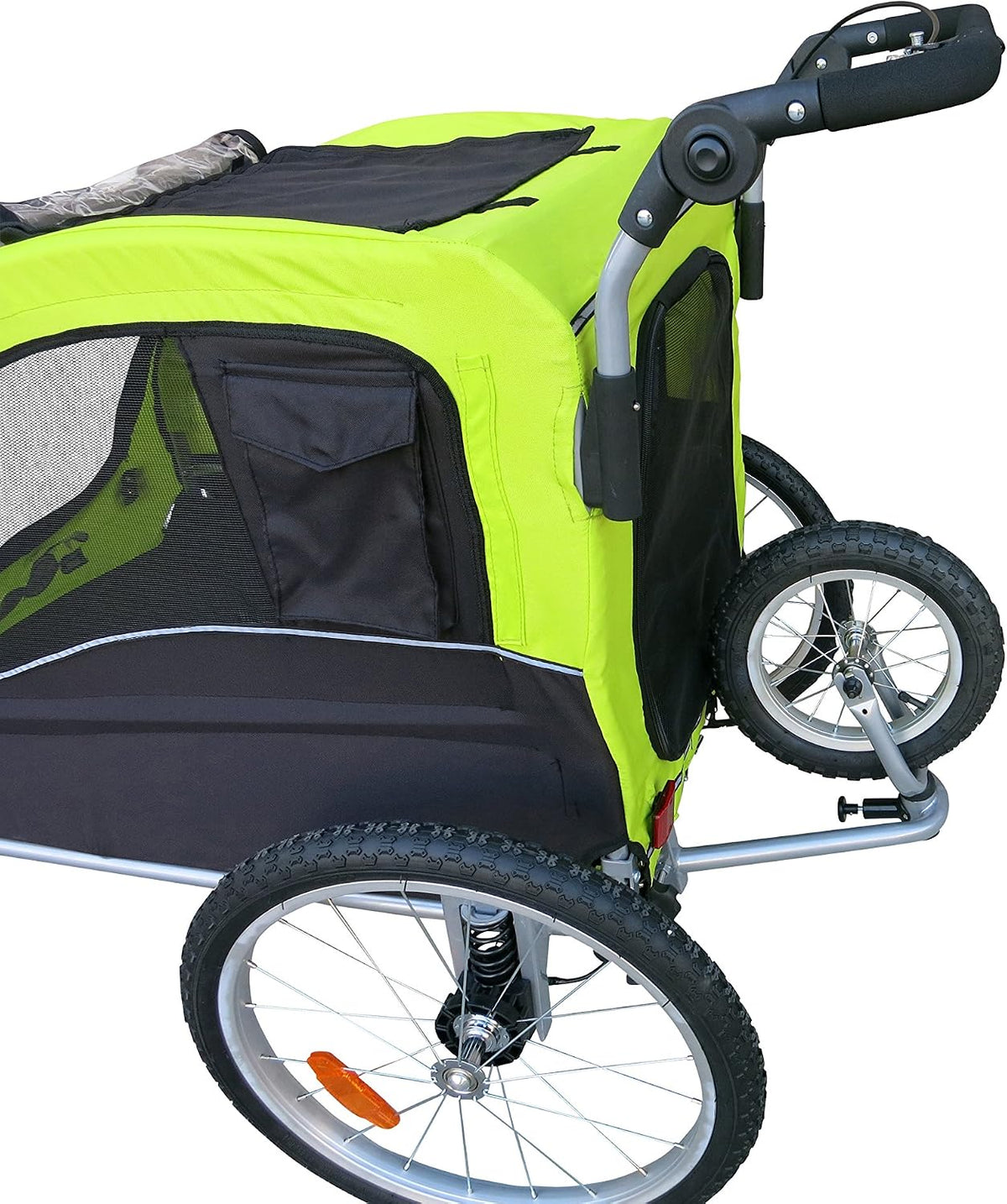 large pet dog stroller and bike bicycle trailer, package contents