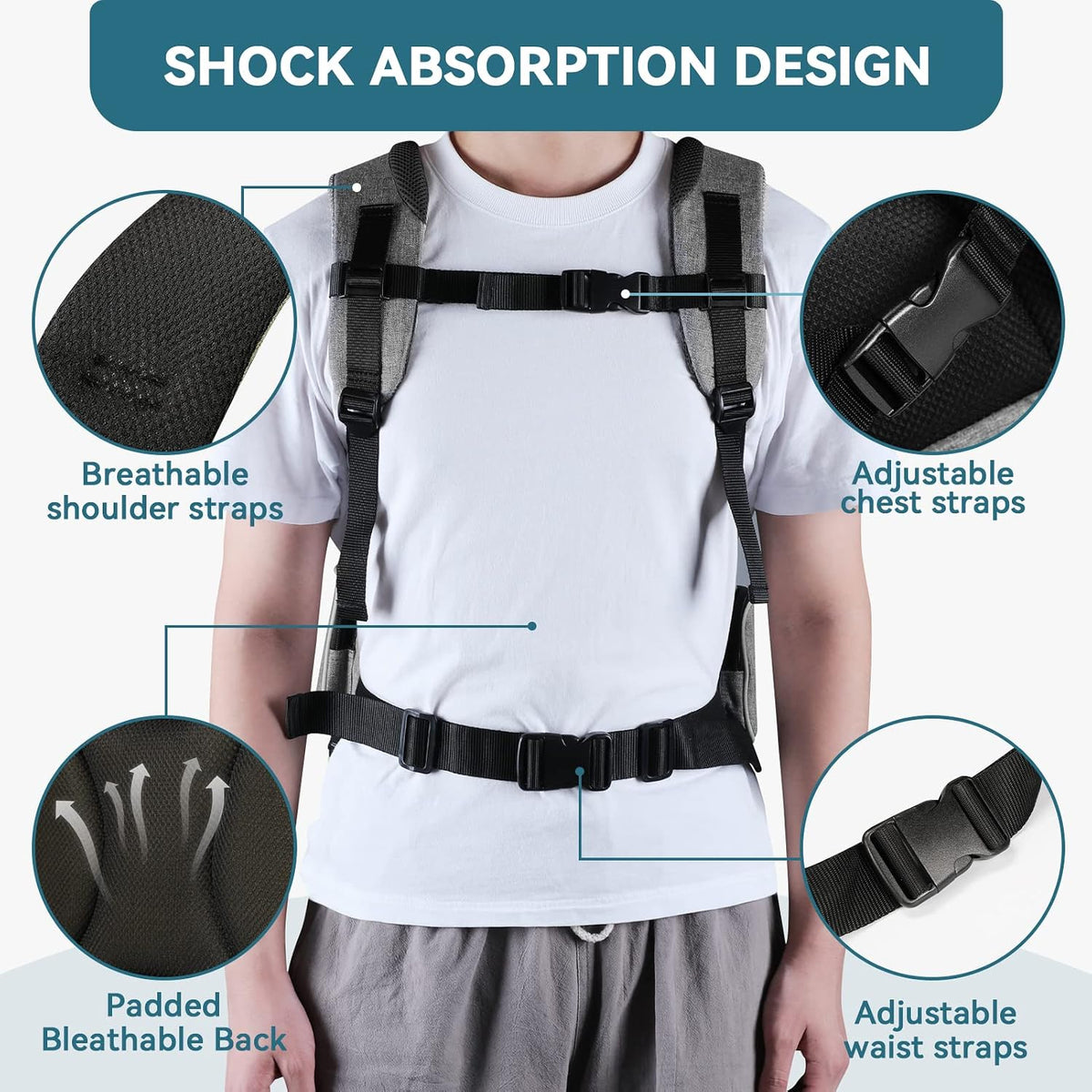 petsfit dog and cat backpack carrier, padded waist on a desk or shelf