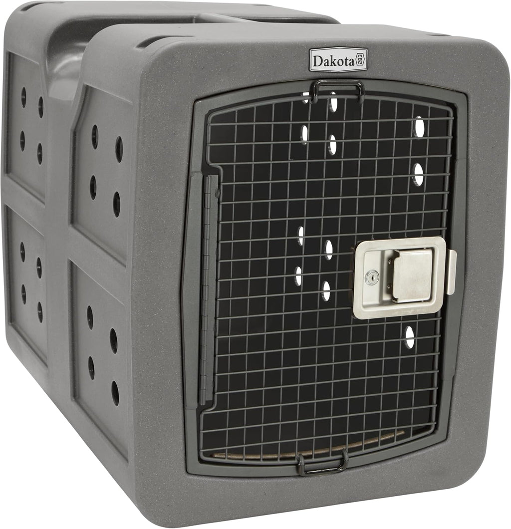 dakota283 medium kennel -frame door- dark granite, main product view