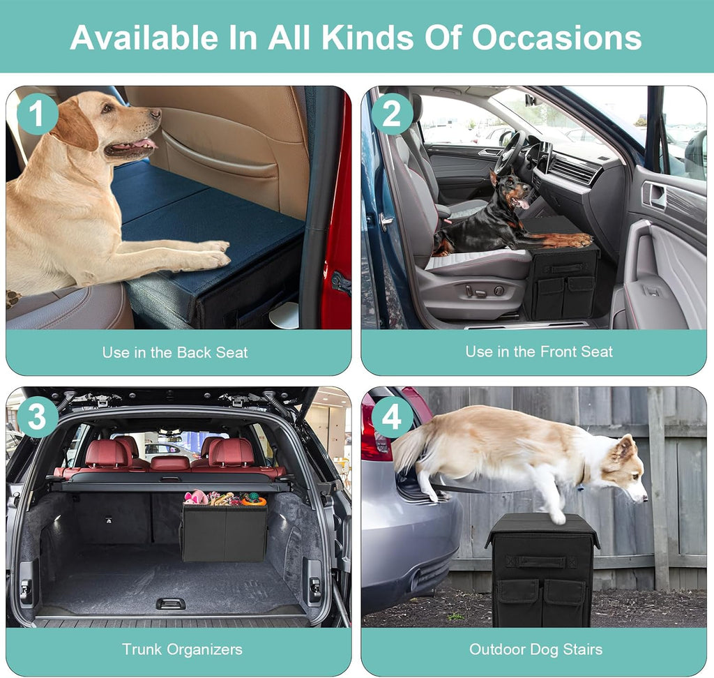 dog seat extender for dogs up to 200lbs on a desk or shelf