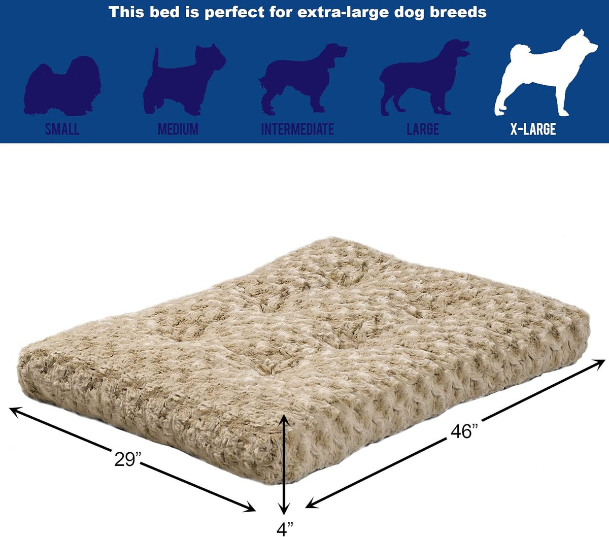 midwest homes for pets xl quiettime deluxe mocha, close-up detail
