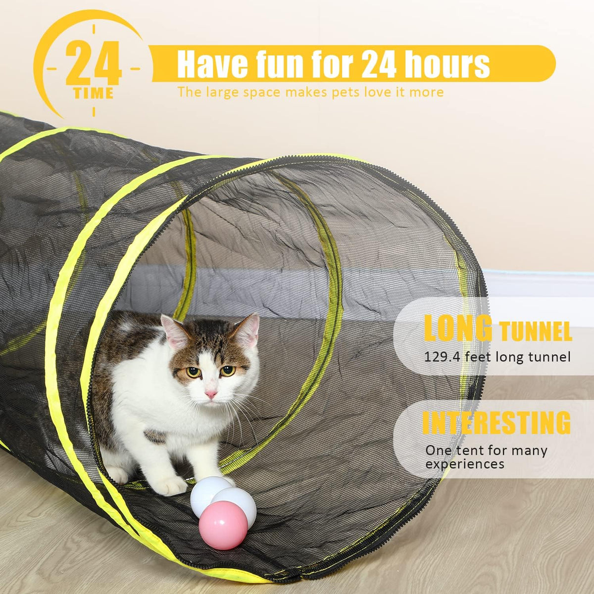 outdoor cat enclosures indoor, portable mesh tent, tunnel showing dimensions