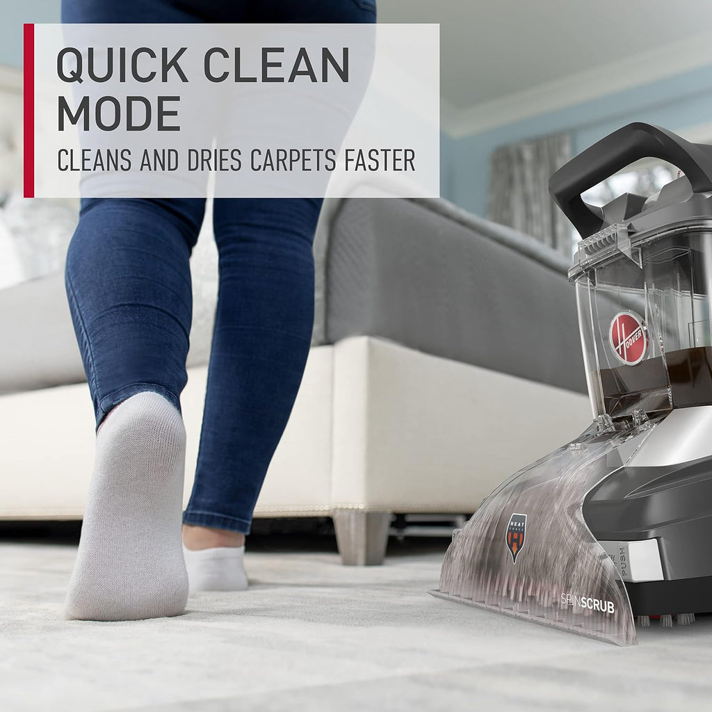 hoover powerscrub xl pet carpet cleaner machine, upright, package contents