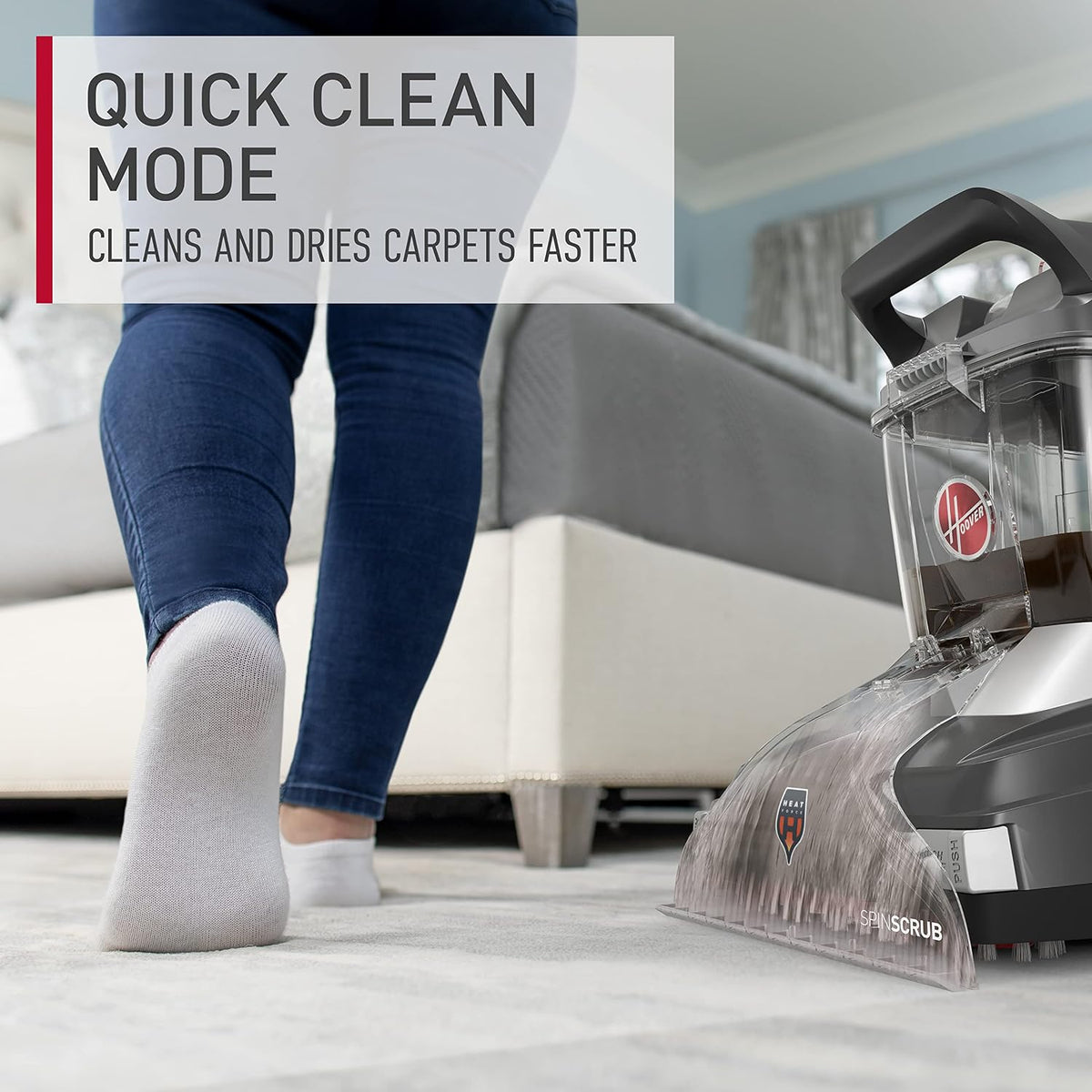 hoover powerscrub xl pet carpet cleaner machine, upright, package contents