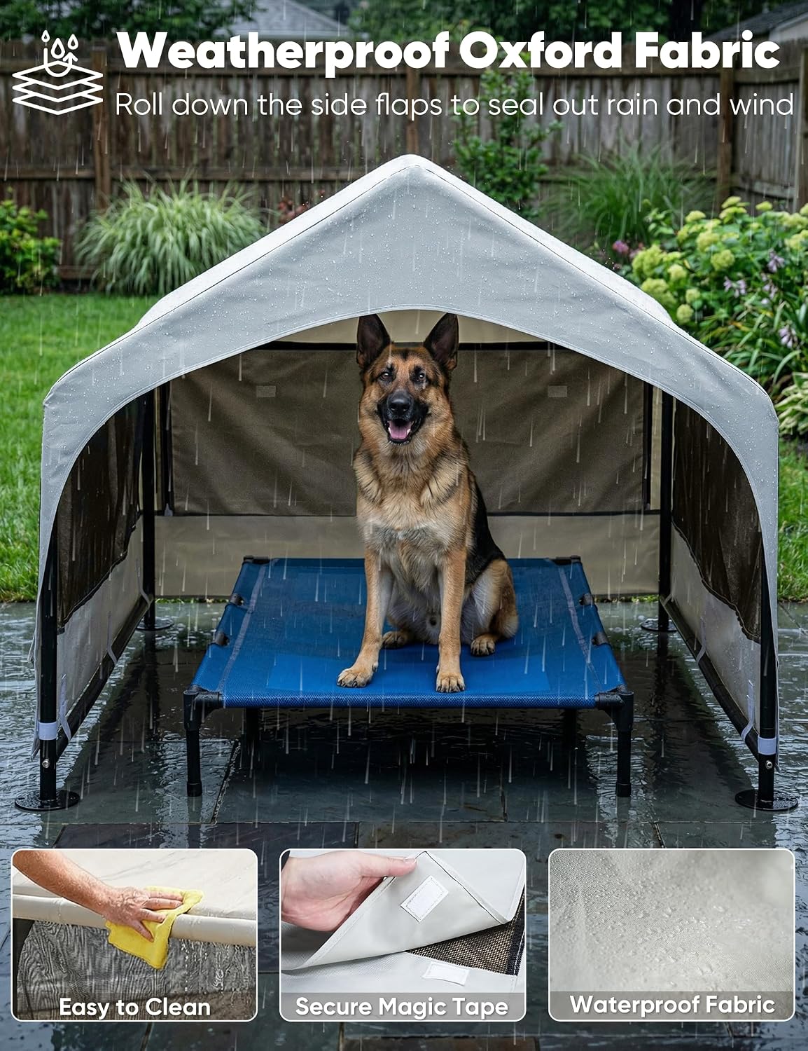 suddus dog house outdoor, extra large dog tent, package contents