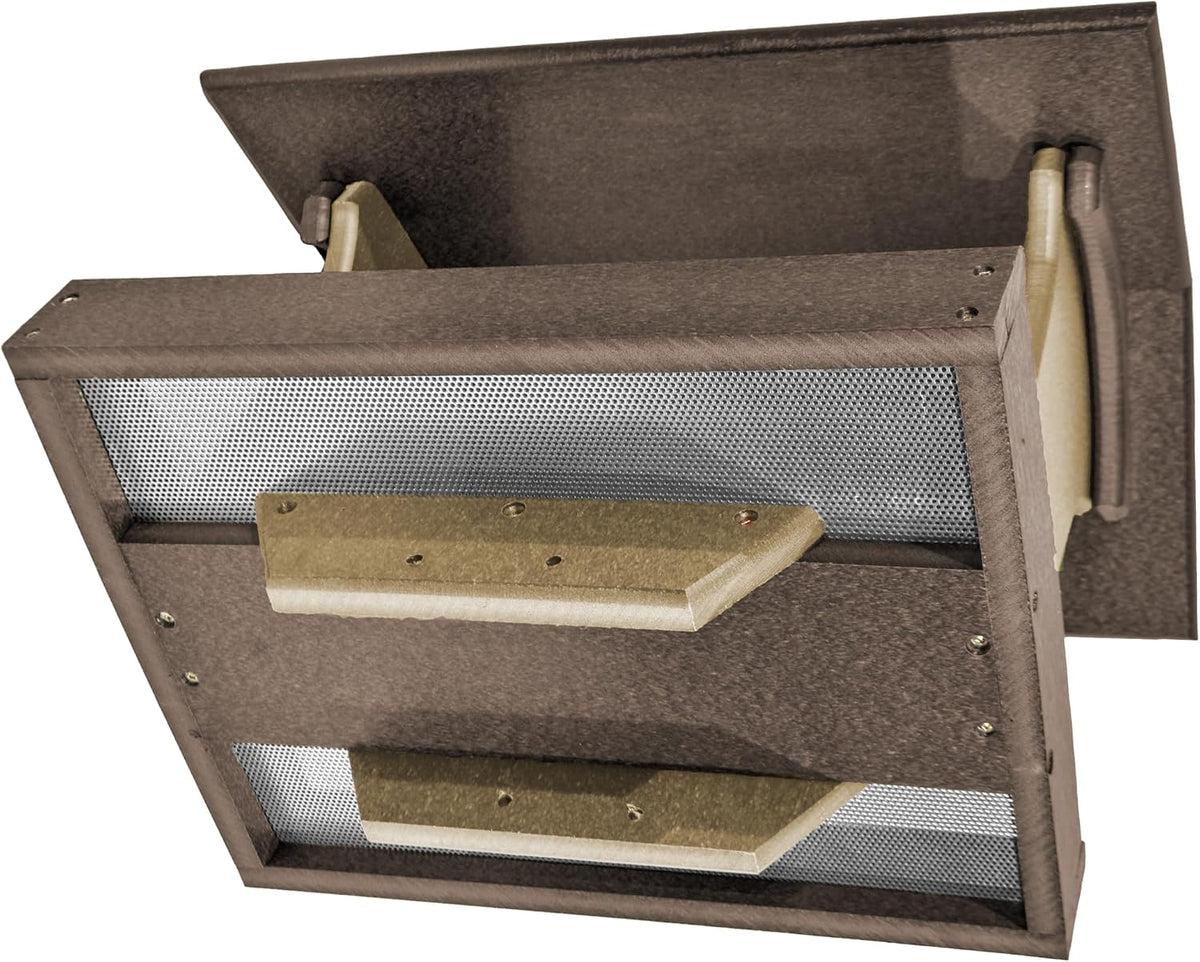 dutchcrafters fly by plastic poly post mount bird, side view