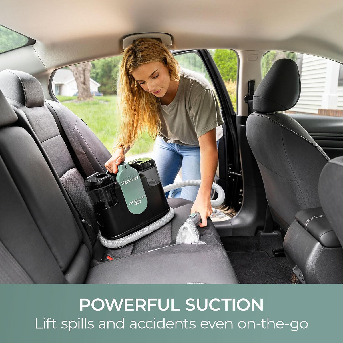 kenmore spotlite go pet portable carpet & upholstery, close-up detail