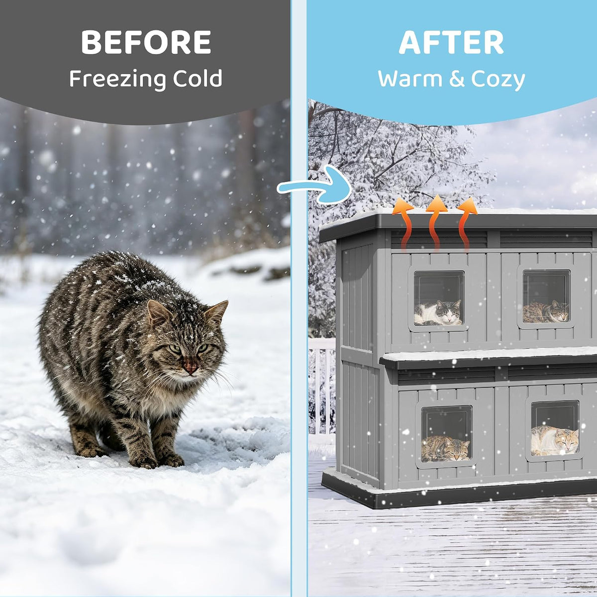 fancyango cat house bed cave, cat houses for shown in use