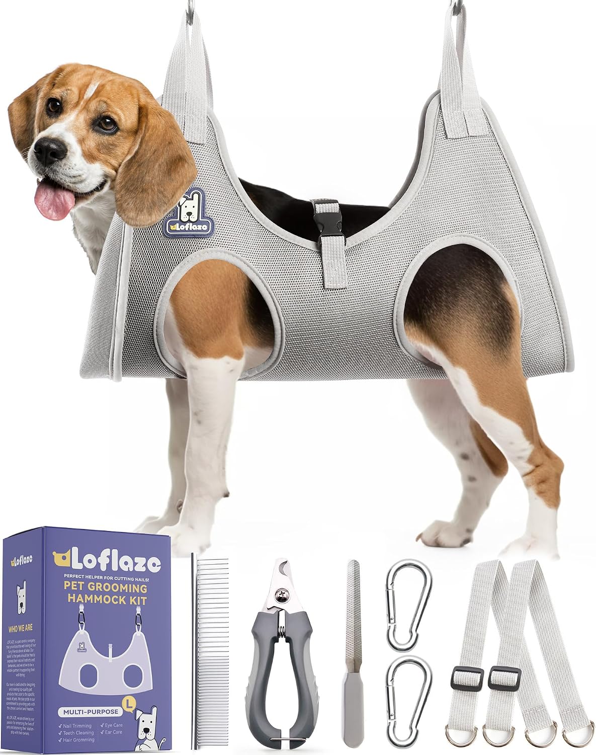 loflaze dog grooming hammock harness for dogs &, main product view