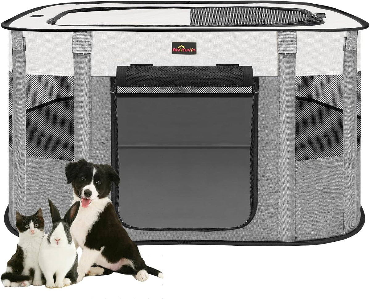 dog playpen, pet playpen, foldable kitten cage puppy, main product view