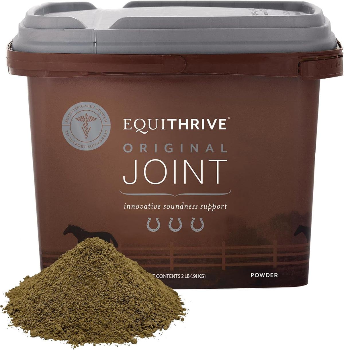 equithrive original joint powder horse supplement, 2 lbs, main product view