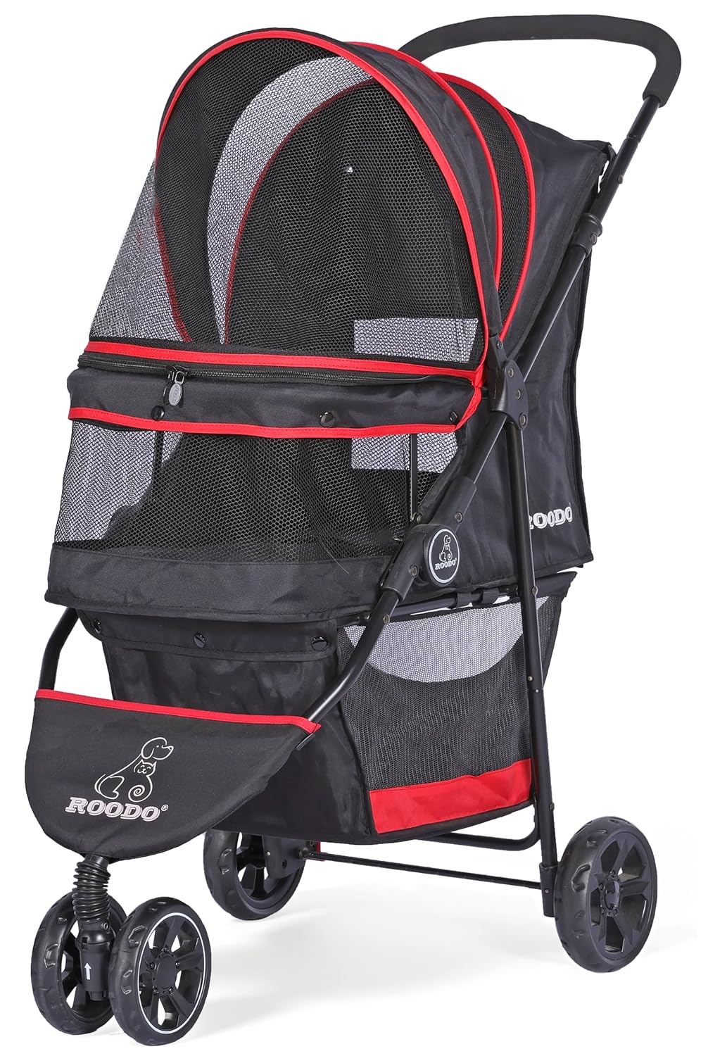 roodo escort 3 wheel dog cat pet stroller, main product view