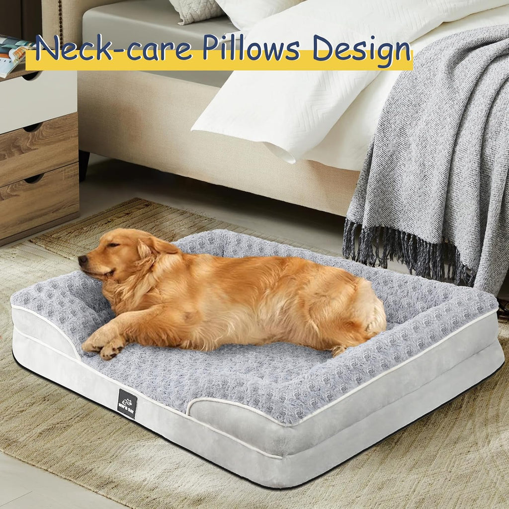 orthopedic dog bed medium size dog, washable dog on a desk or shelf