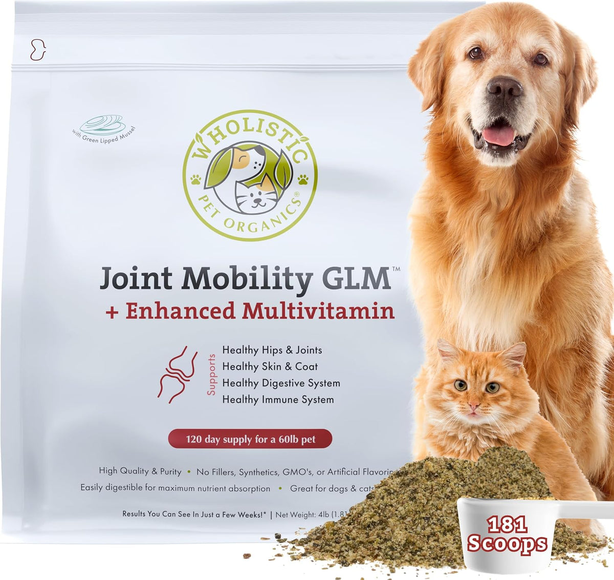 hip and joint supplement for dogs and cats, main product view