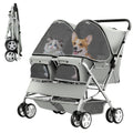 double pet stroller for 2 dogs & cats, main product view
