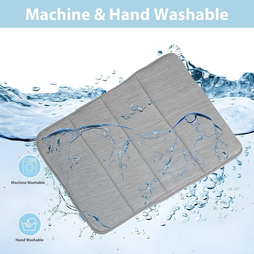 dog cooling mat for large dogs, 41"x27" memory, close-up detail