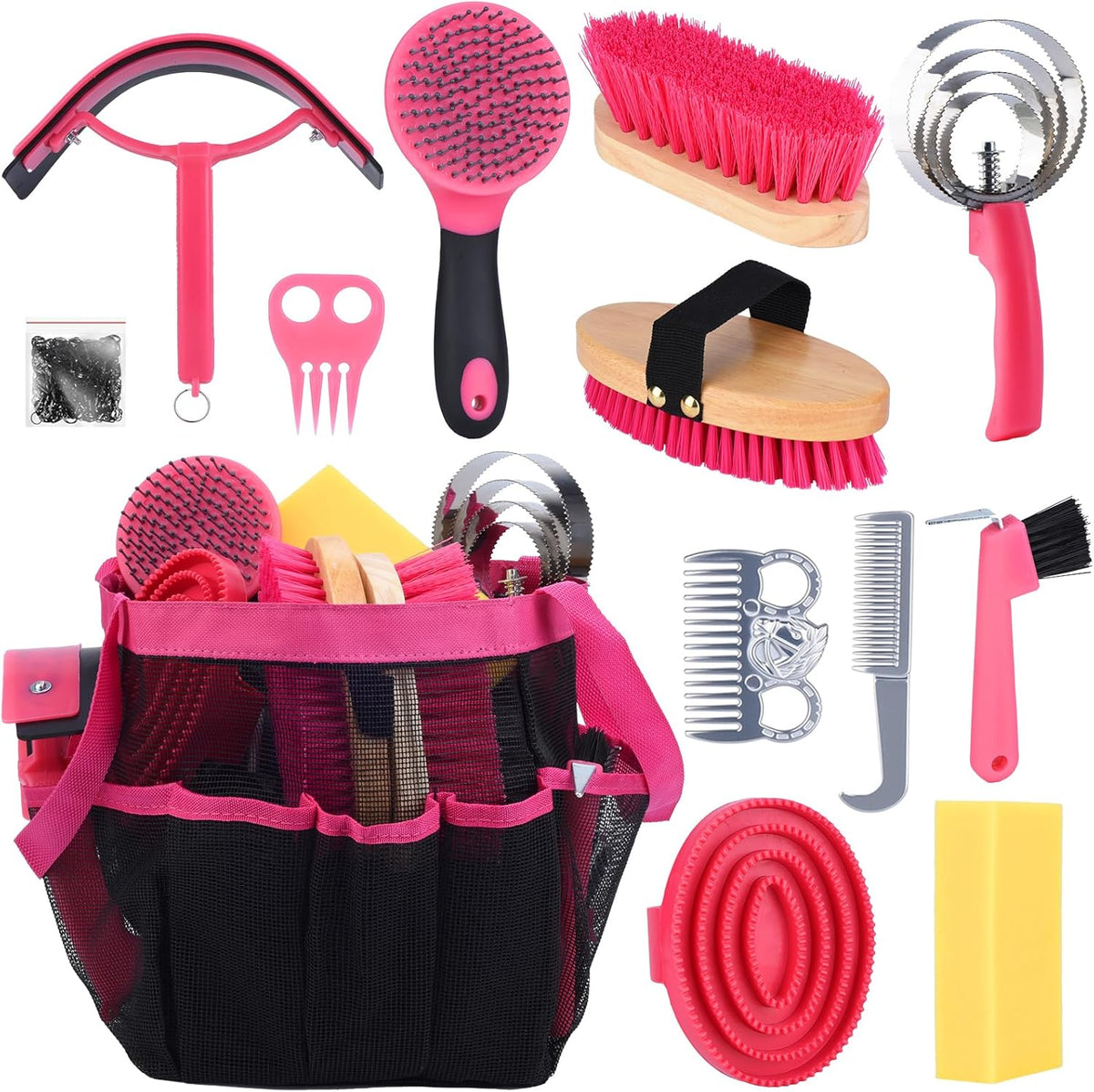 horse grooming kit 13 piece, horse brushes for, main product view