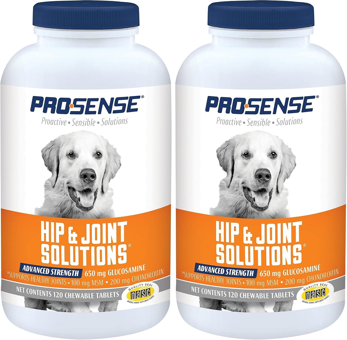 prosense advanced strength for dogs glucosamine chew tablets, main product view