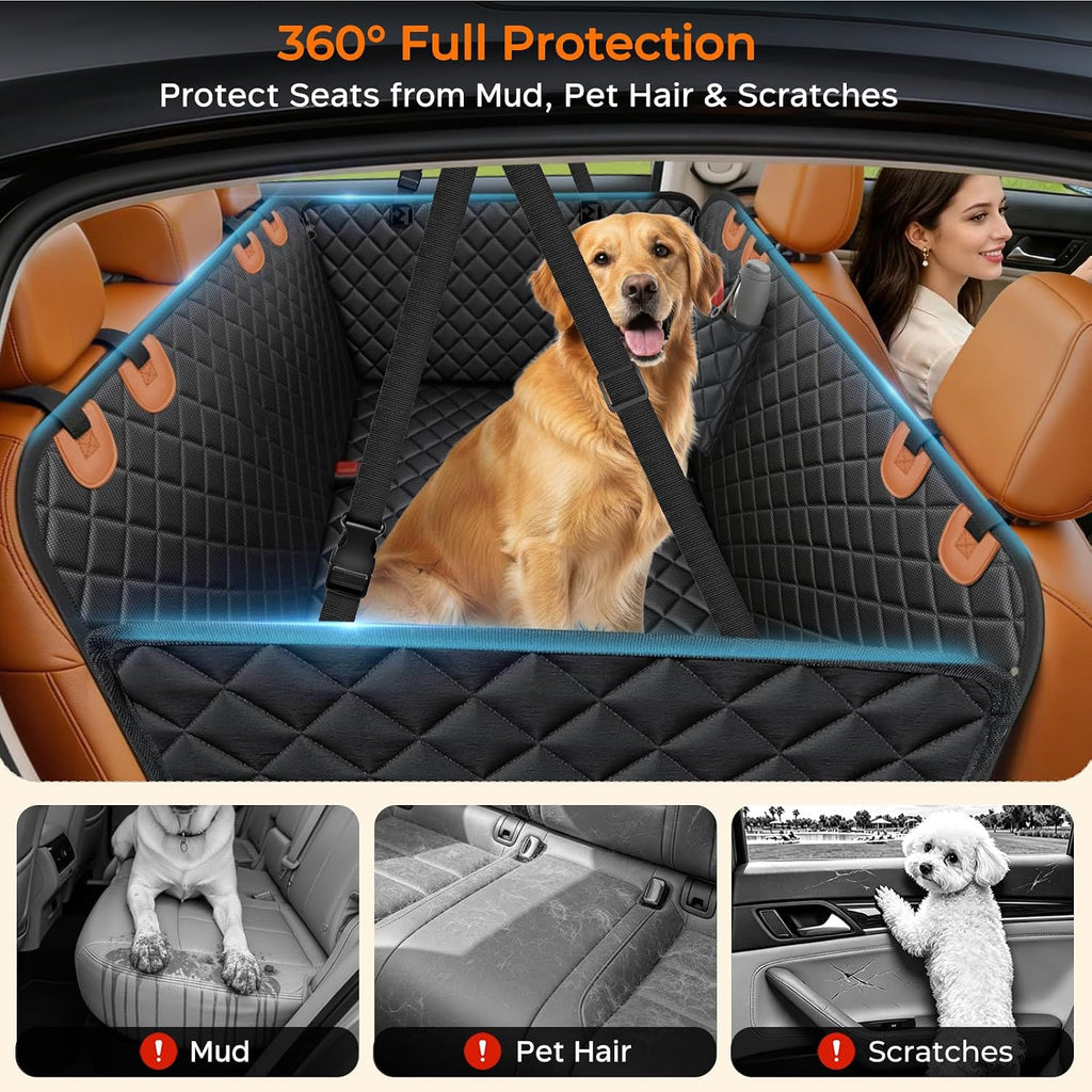 urpower dog car seat cover for back seat shown in use