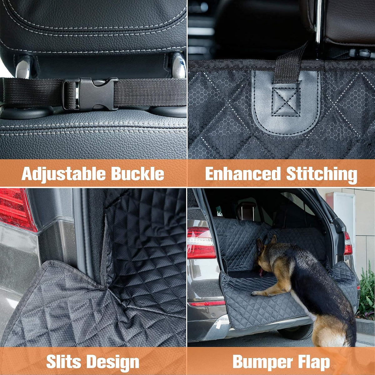peticon suv cargo liner for dogs, trunk cover on a desk or shelf