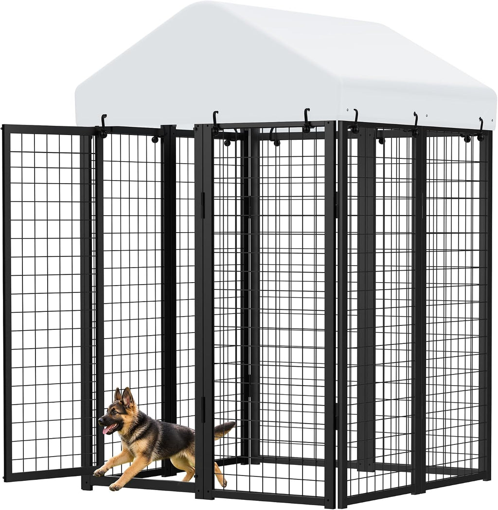 4x4 ft heavy duty outdoor dog kennel for, main product view