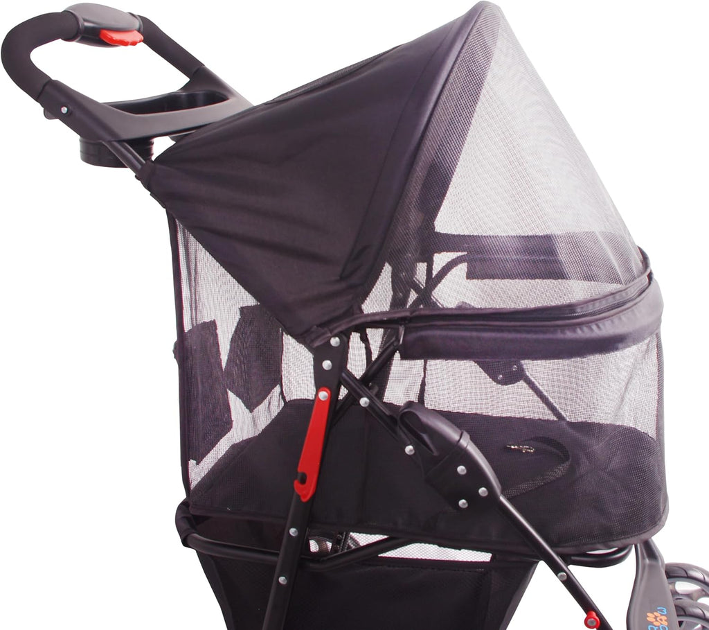 full-window pet stroller 4 wheels for cats &, package contents