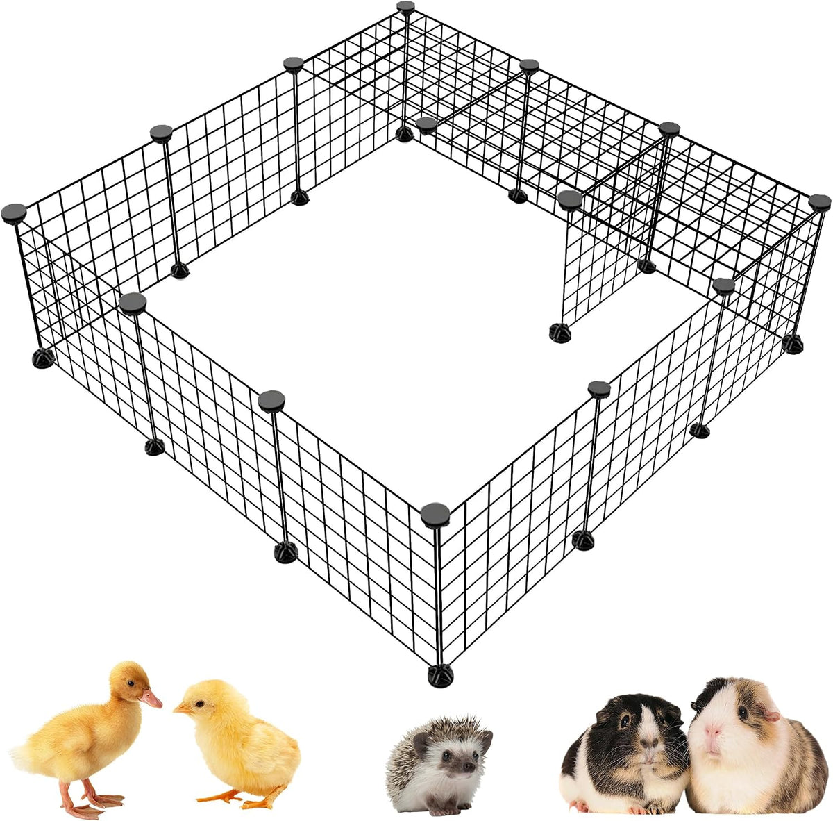 16 panels small animal playpen, pet playpen, puppy, main product view
