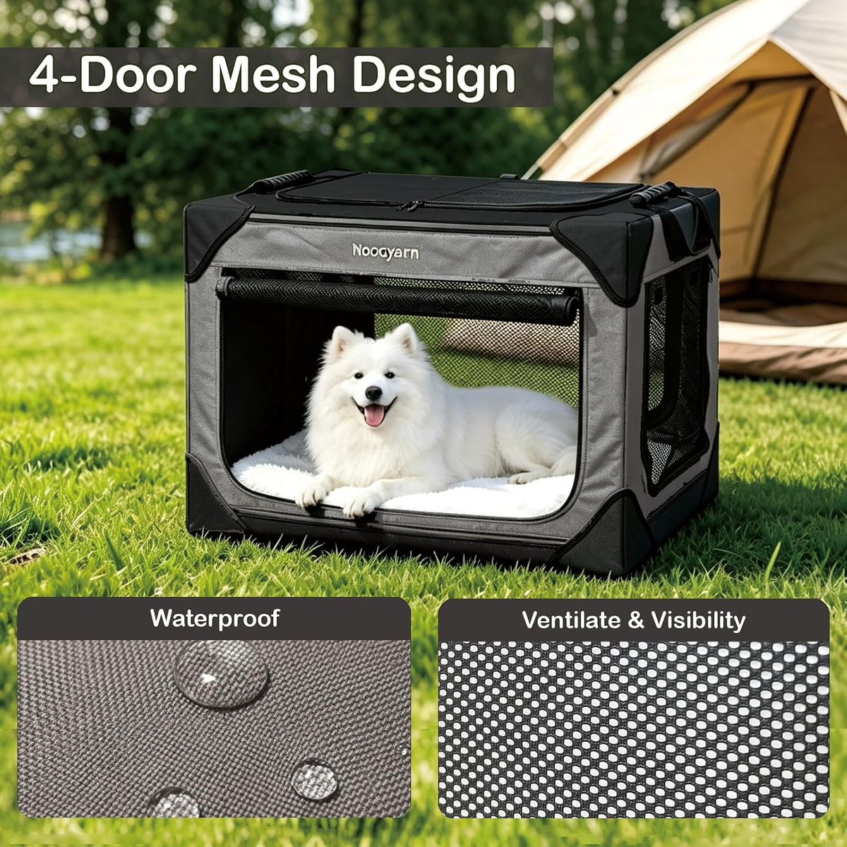 collapsible dog crate for extra large dogs 42, package contents