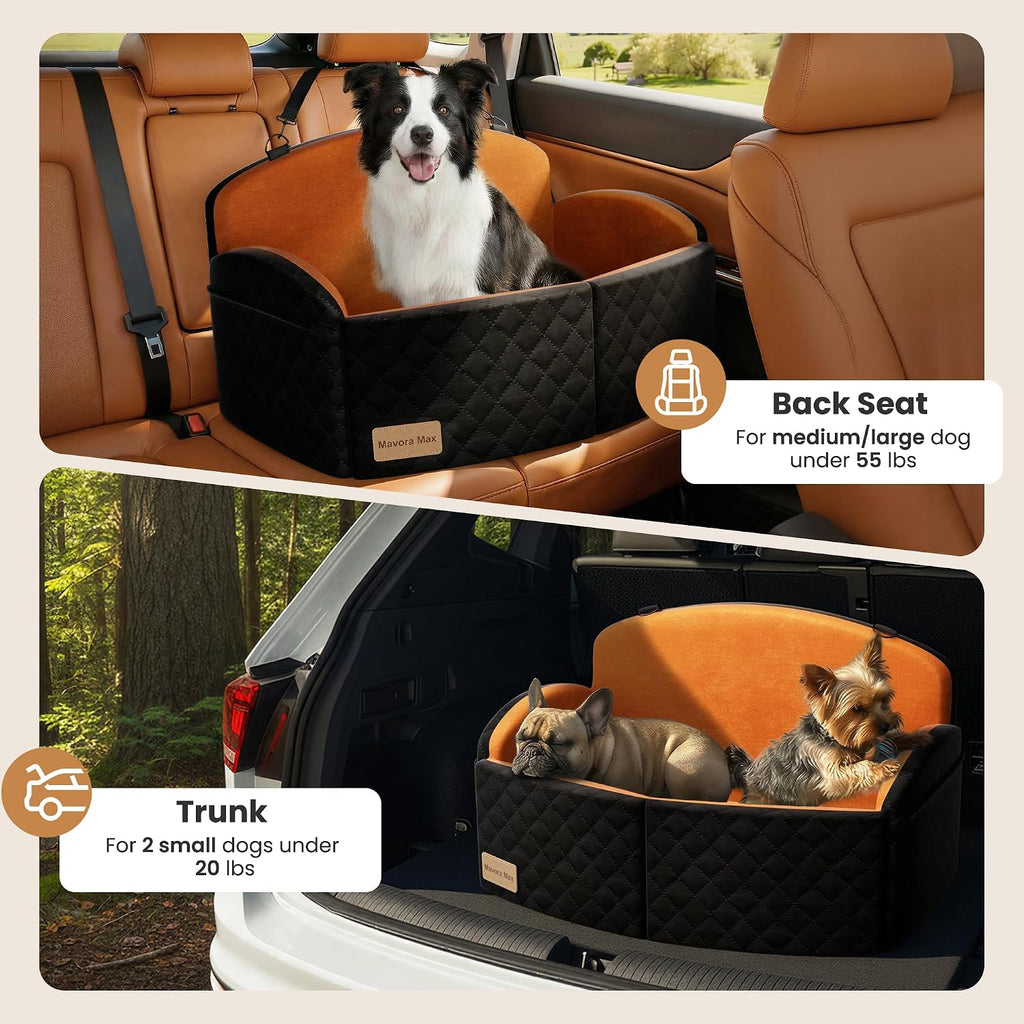 dog car seat for medium/large dogs, pet booster, package contents