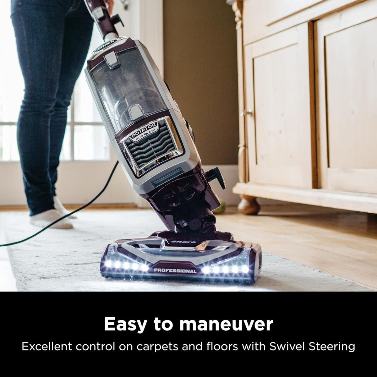 shark nv752 rotator powered lift-away truepet upright vacuum showing dimensions