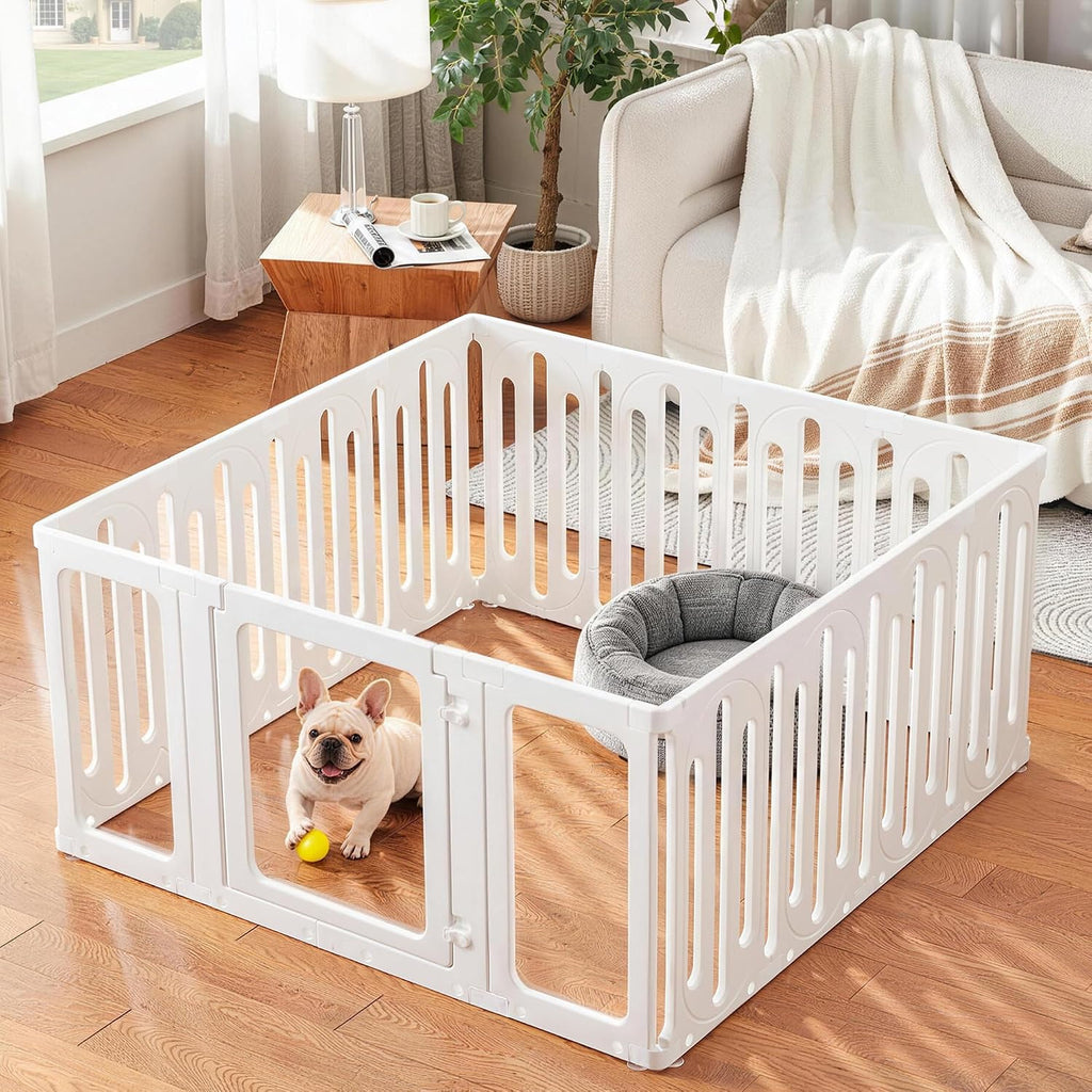 acrylic dog playpen indoor, puppy pens for small, main product view
