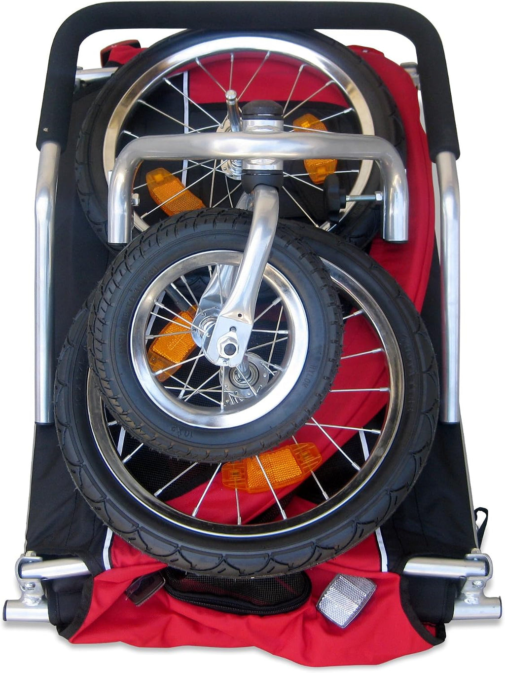 booyah medium dog stroller & pet bike trailer, package contents