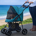 pet gear no-zip happy trails lite pet stroller, main product view