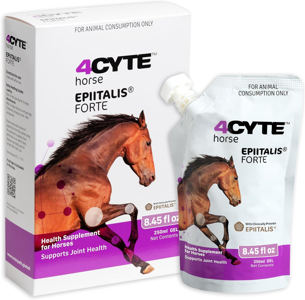 4cyte epiitalis forte horse joint supplement for mobility, main product view