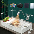 turtle tank kit with light and water pump, main product view