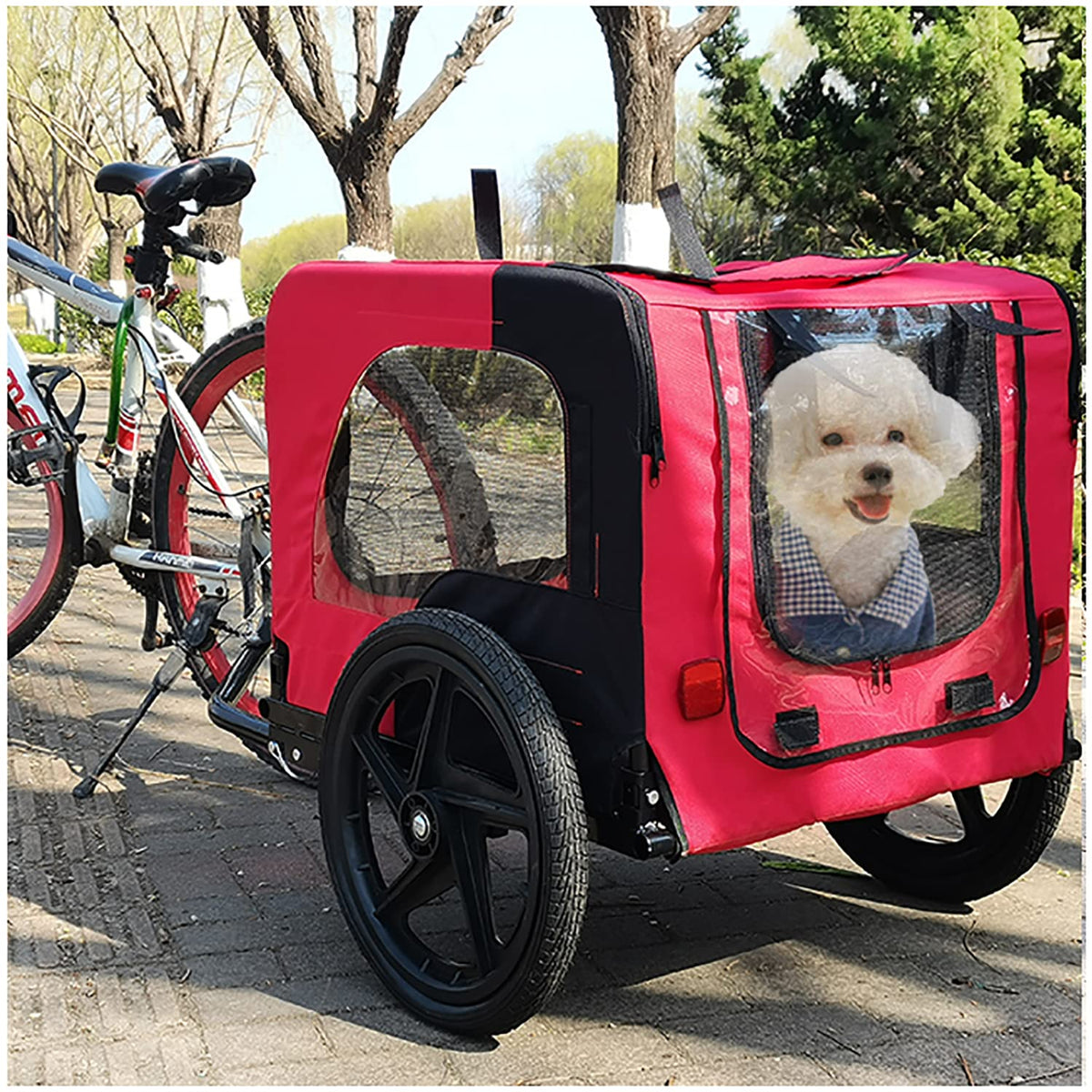 bicycle trailer for pets, bike pet trailer for, main product view