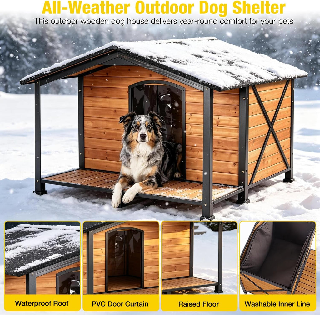 aivituvin extra large heated dog house outdoor with, package contents