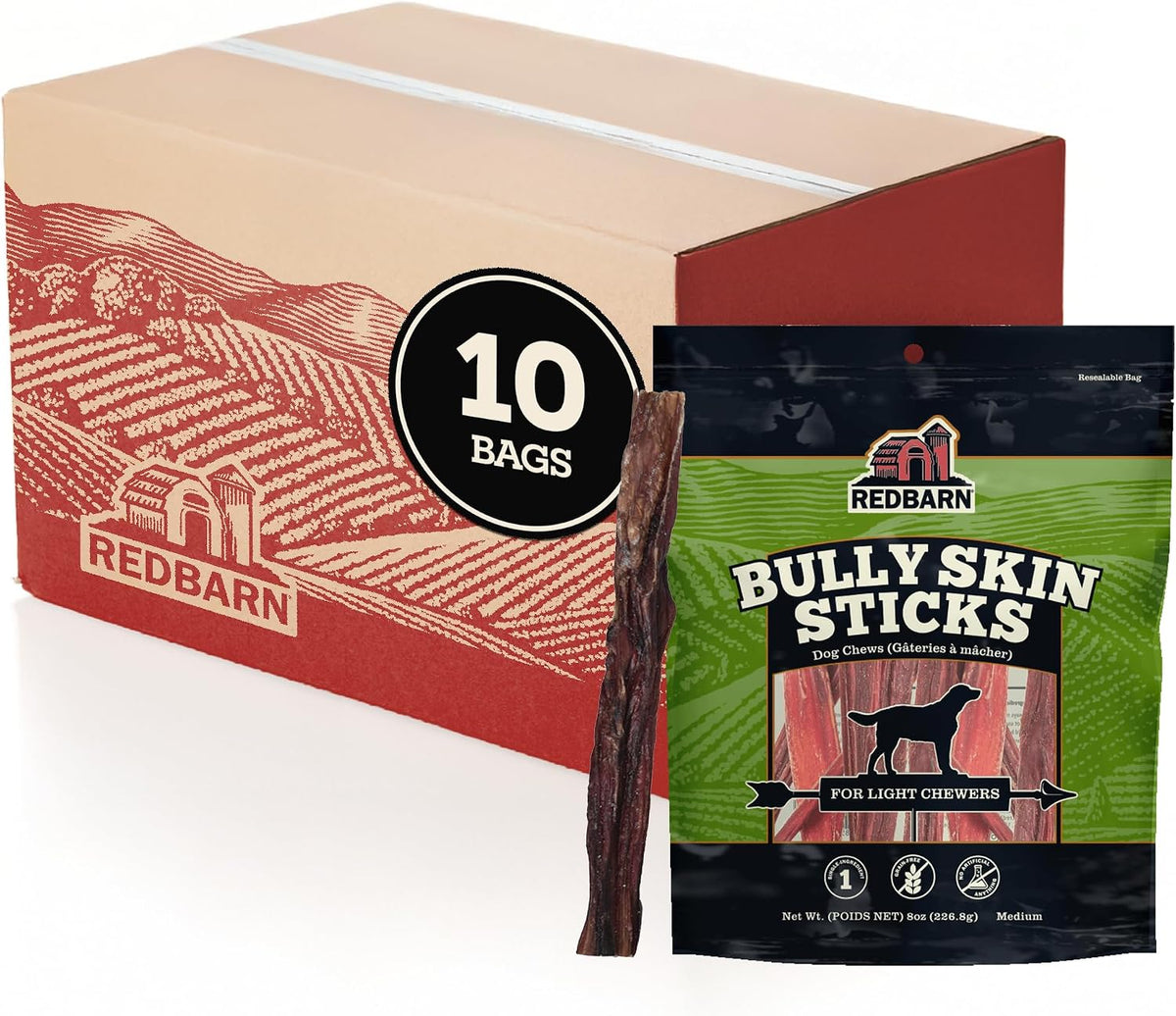redbarn bully skin sticks 10-pack 100% natural single-ingredient, main product view